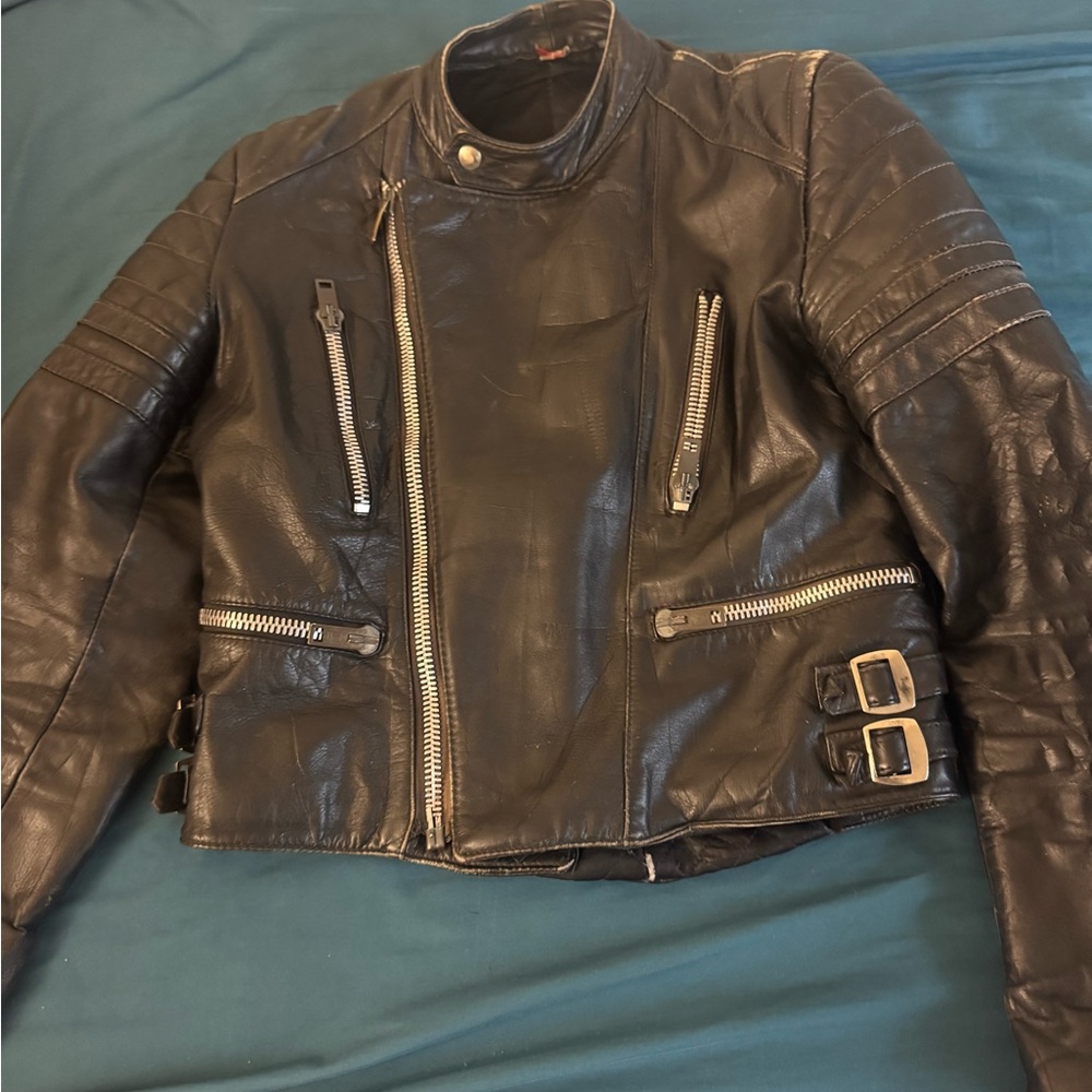 Wilsons Leather Black Bomber Jacket